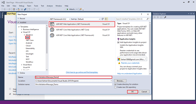 Validation Message And Validation Summary In Asp Net Mvc